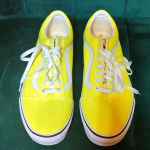Neon yellow Vans 11.5  NWT